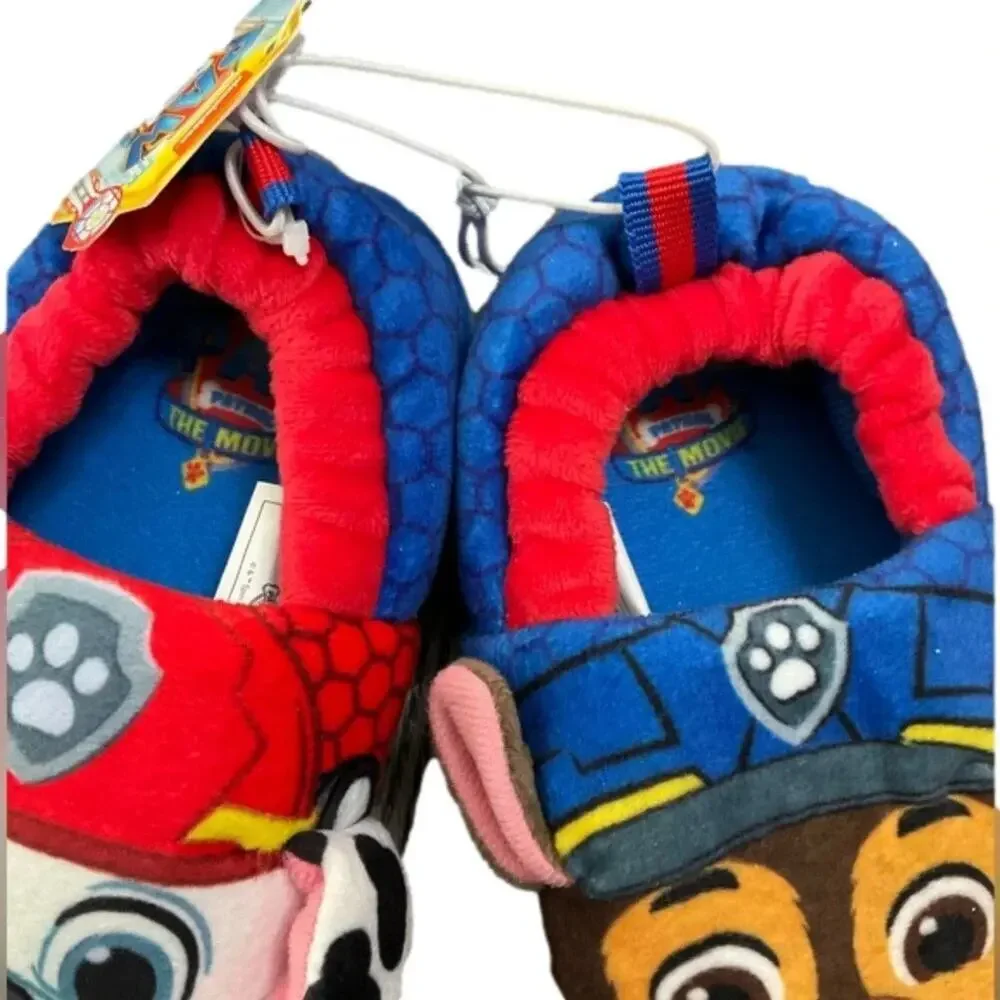 Paw Patrol Toddler Plush Slipper Size 5/6 NWT